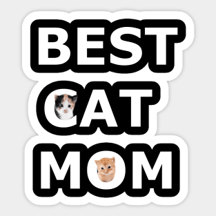 Best Cat Mom Sticker